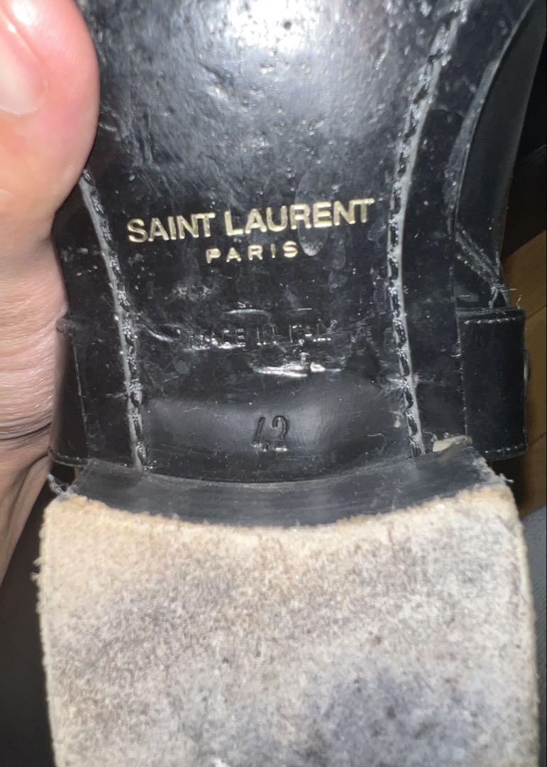 N！SAINT LAURENT ワイアットハーネスブーツ
