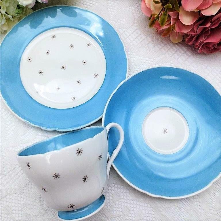 専用 素敵 シェリー ポールスター トリオ カップ&ソーサーC 英国