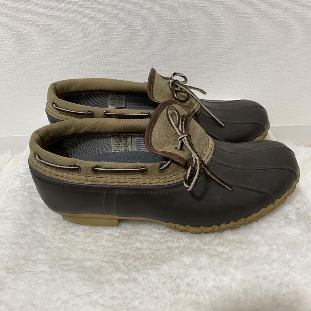 USA製 L.L.Bean エルエルビーン ビーンブーツ ラバーモカシン 9W
