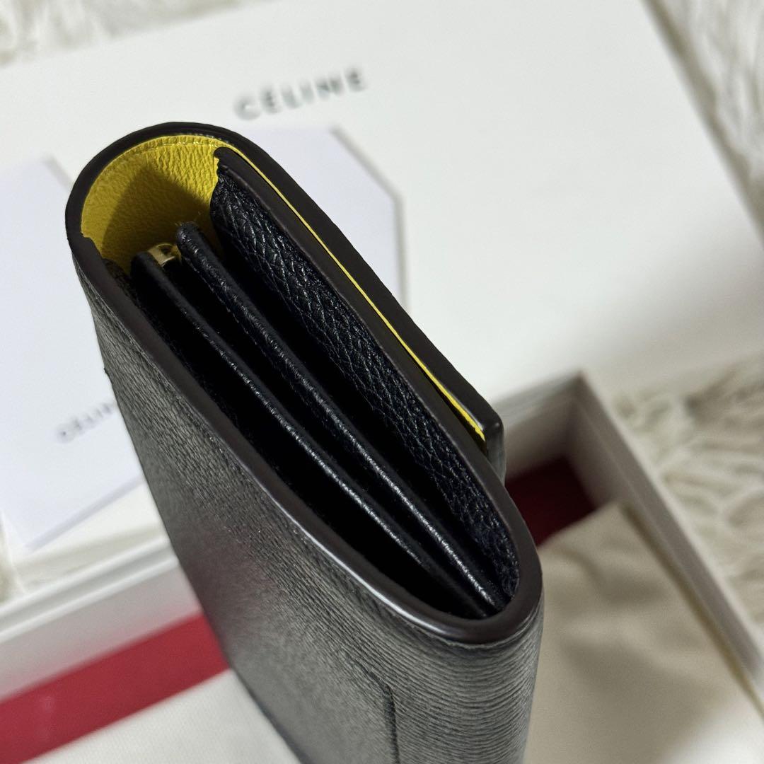 新品未使用✨CELINE ロングウォレット　ラージフラップ　マルチファンクション