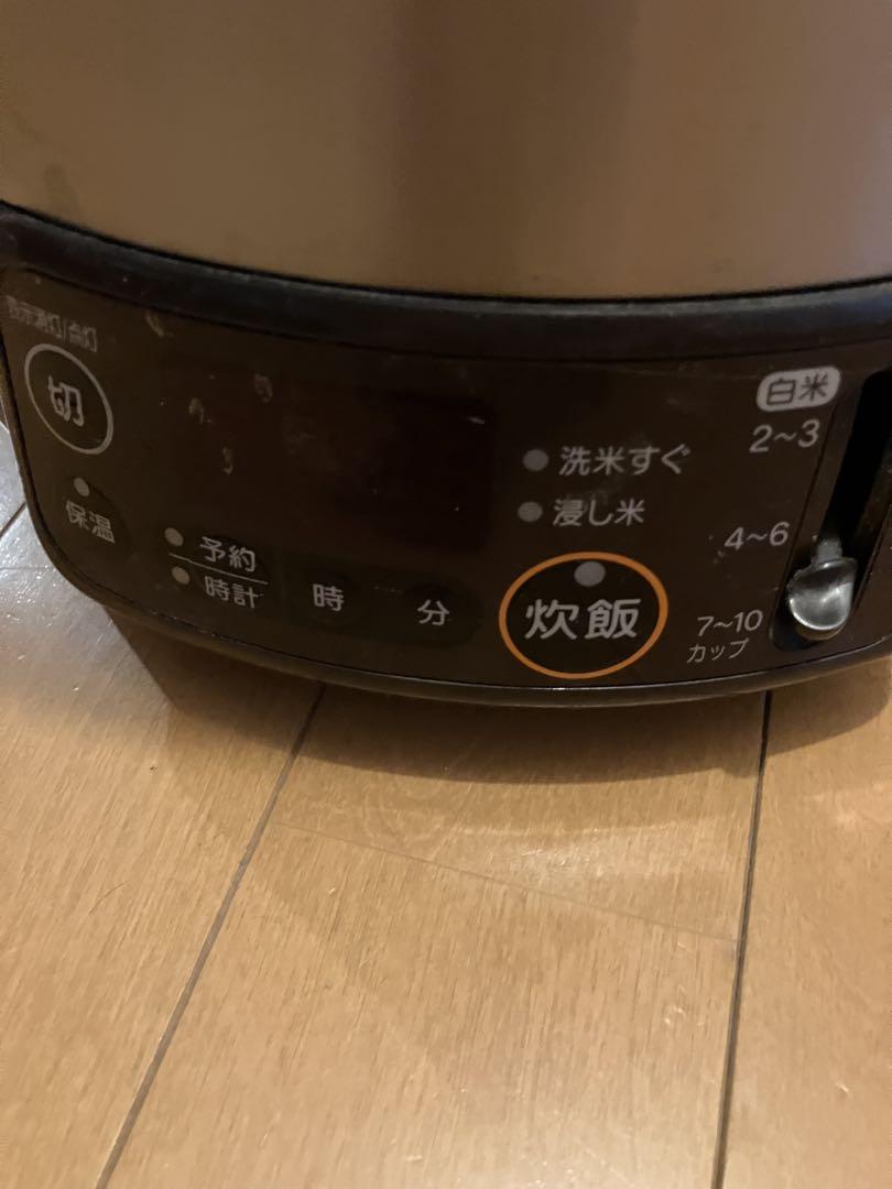 2回使用「こがまる」都市ガス炊飯器　1.8Lタイプ一升炊き　ホースつき 2回だけ使用「こがまる」ガス炊飯器 1.8Lタイプ一升炊き都市ガス