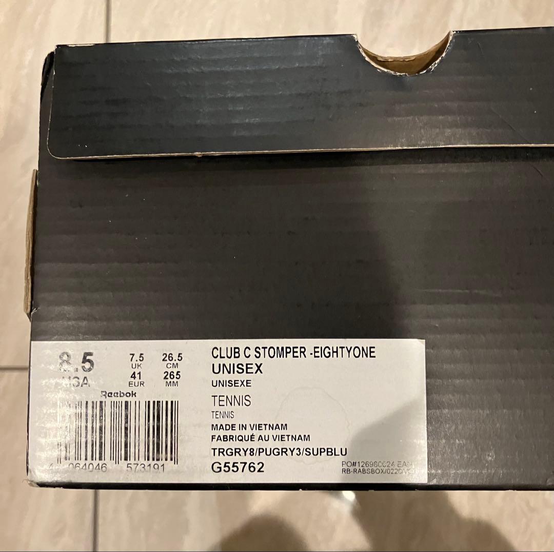 Reebok EightyOne Club C Stomper 新品未使用品 Reebok EightyOne Club C Stomper 新品未使用品