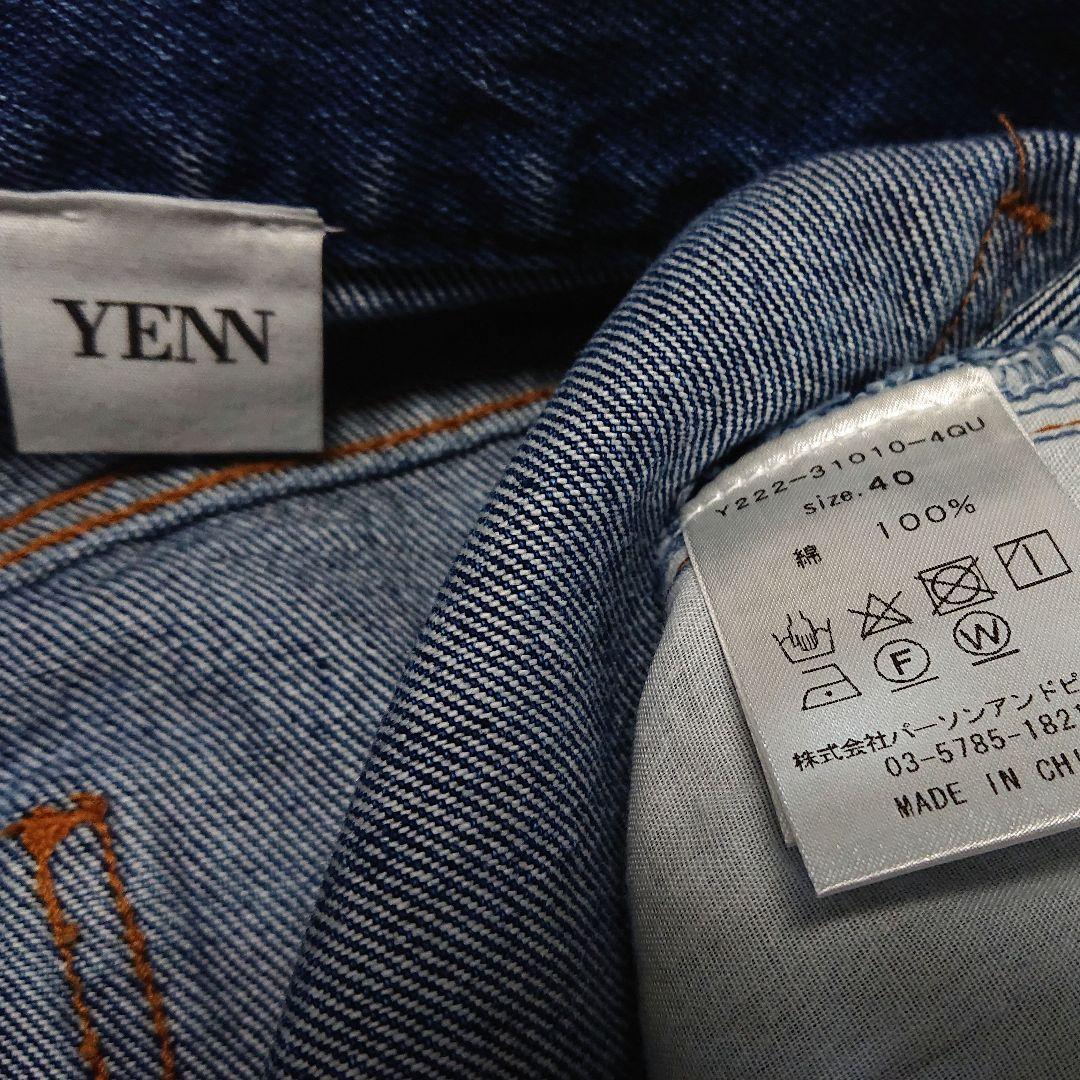 YENN タックワイドデニム 40サイズ