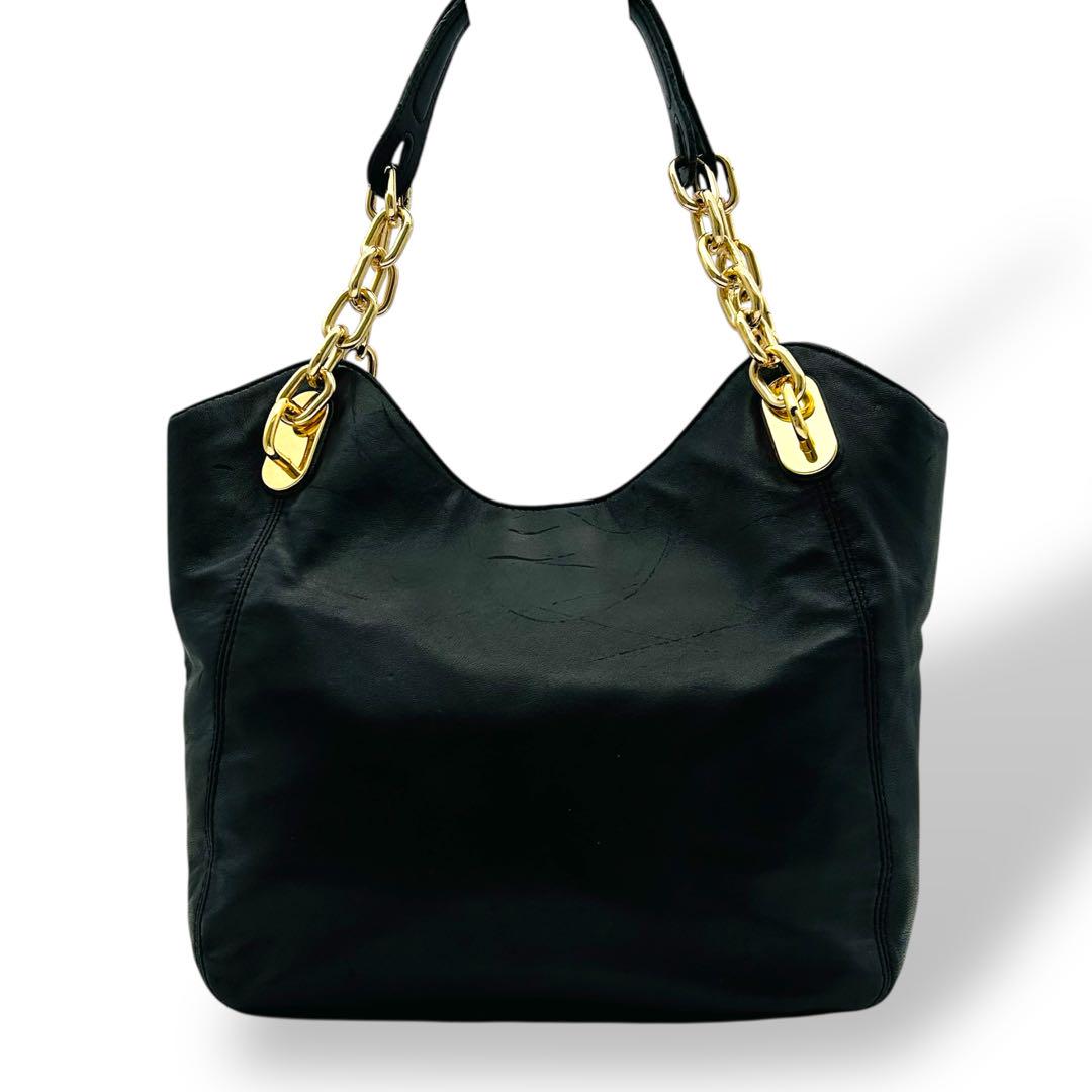 【大人気】MICHAEL KORS マイケルコース　バック　チェーン　良品　黒