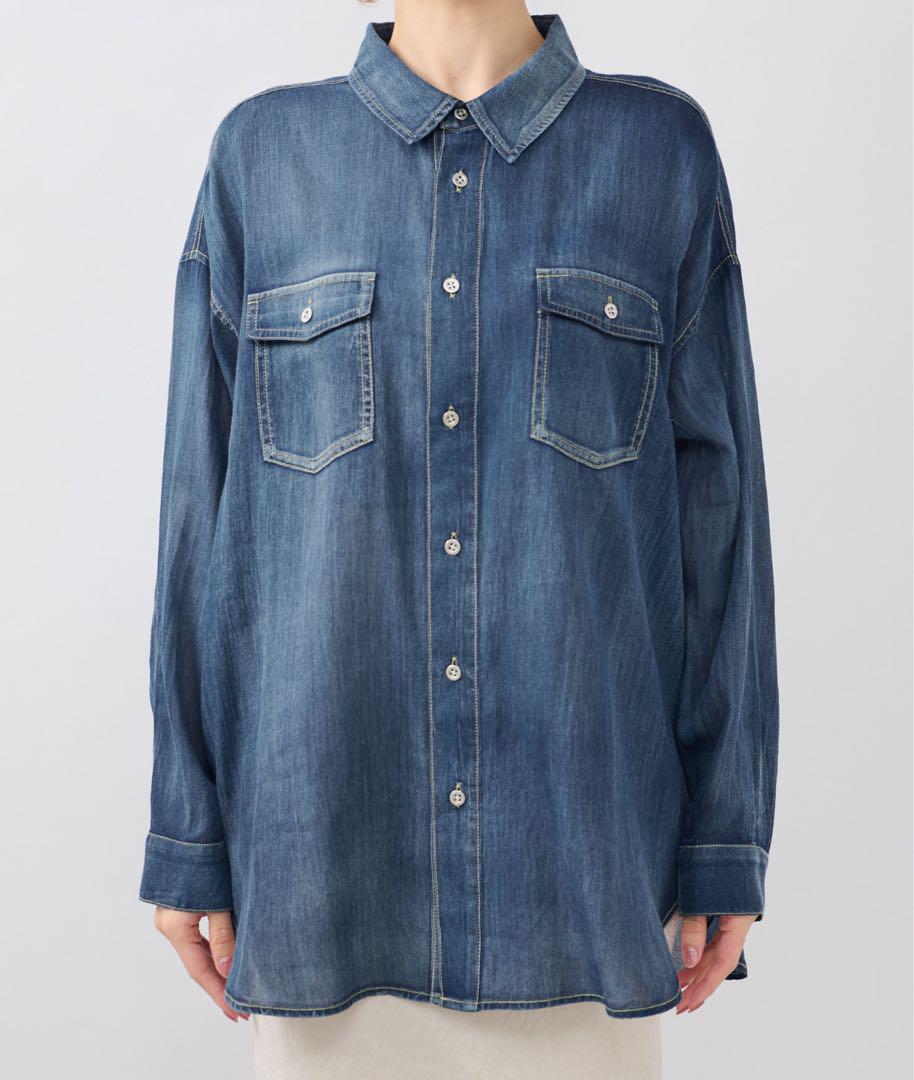 La boutique Bon Bon シアーデニムシャツ