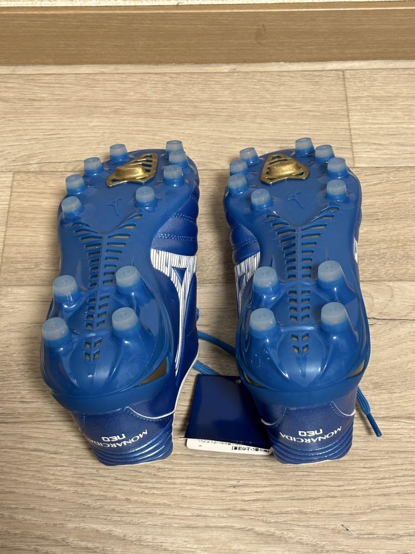 ミズノモナルシーダネオサッカーシューズ 青 FG