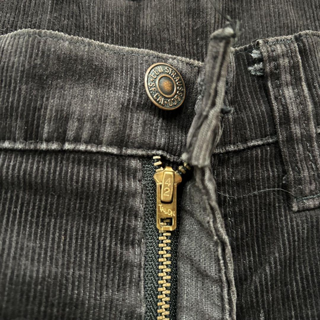80s Levi's 519 コーデュロイパンツ ブラック vintage