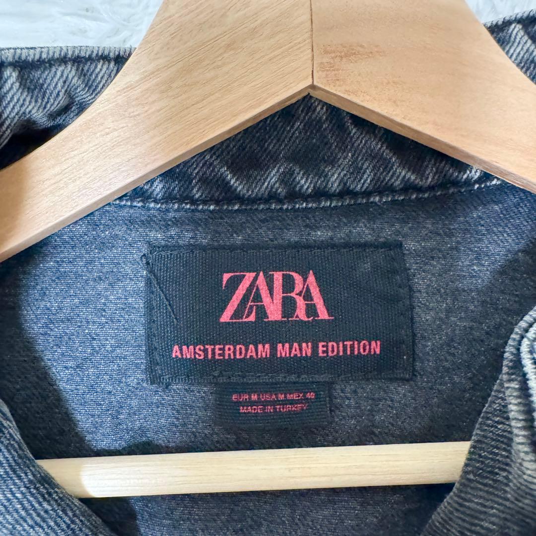 Gジャン ZARA ライダースデニムジャケット ザラM ZARA WWW_SHINETEETH_COM