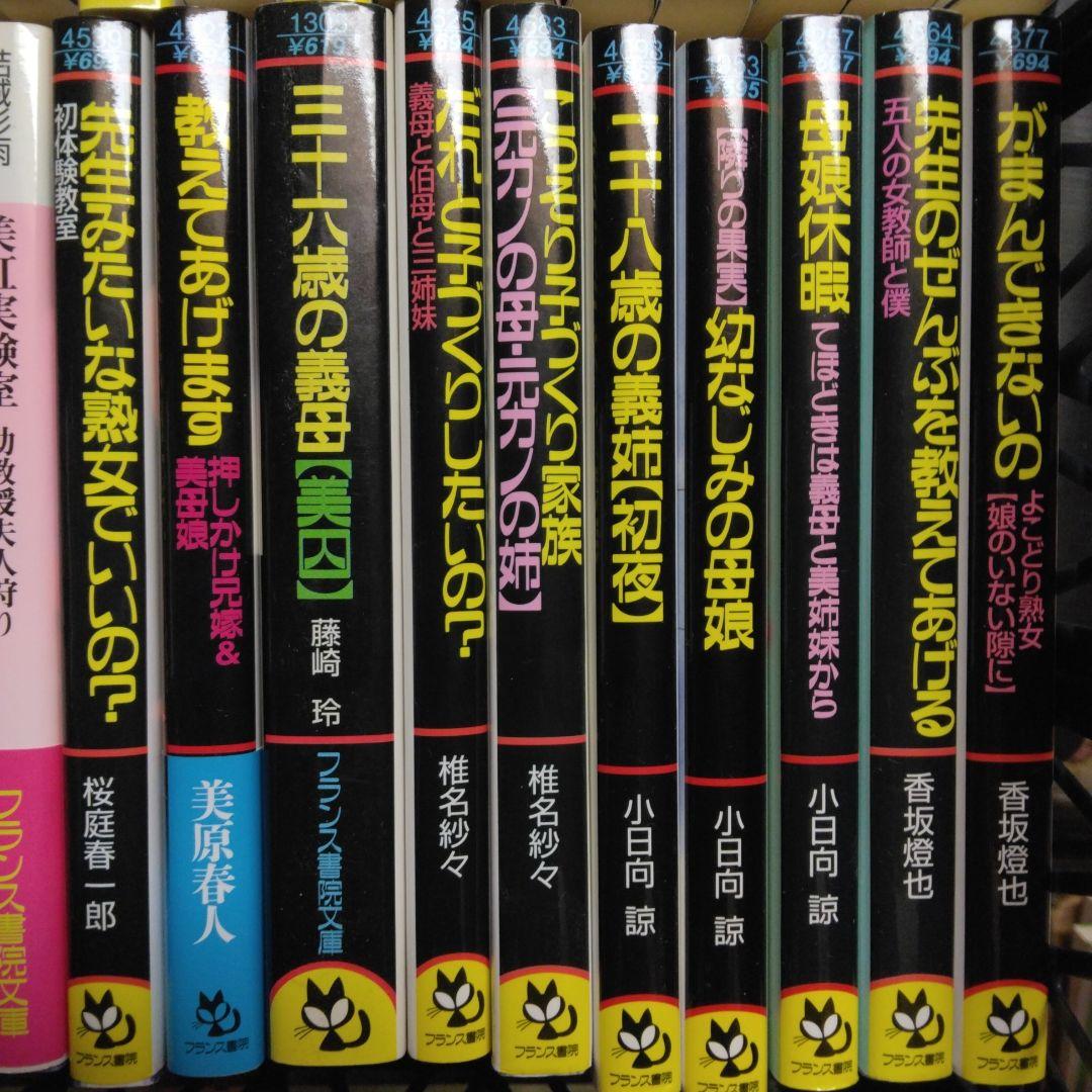 ⑲フランス書院文庫【したがり通い嫁 】ほか　小説全30冊セット