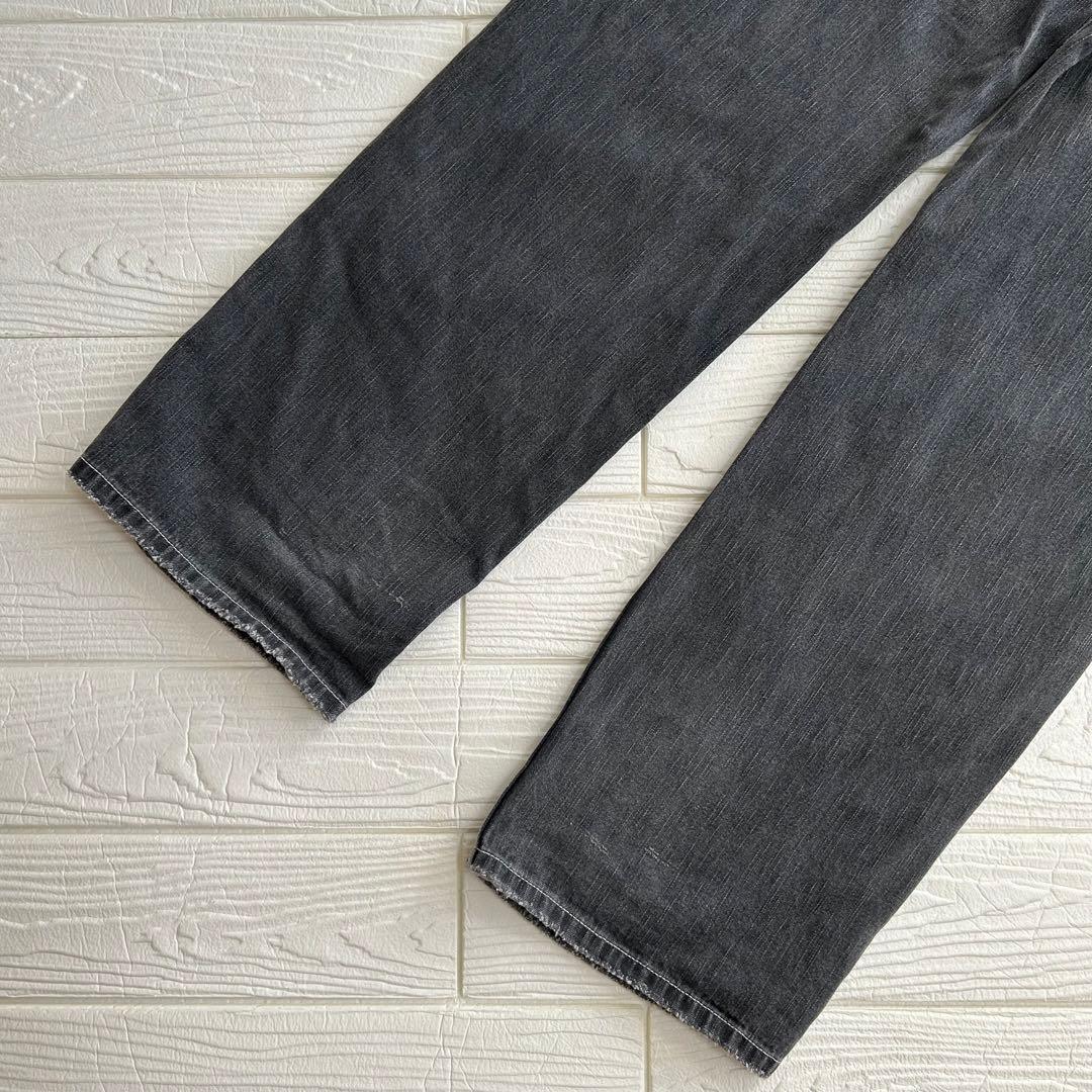 デニムオーバーオール ブラック