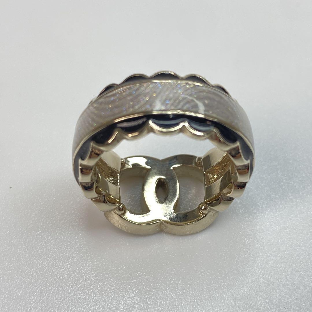 美品 シャネル CHANEL ココマーク リング C24B