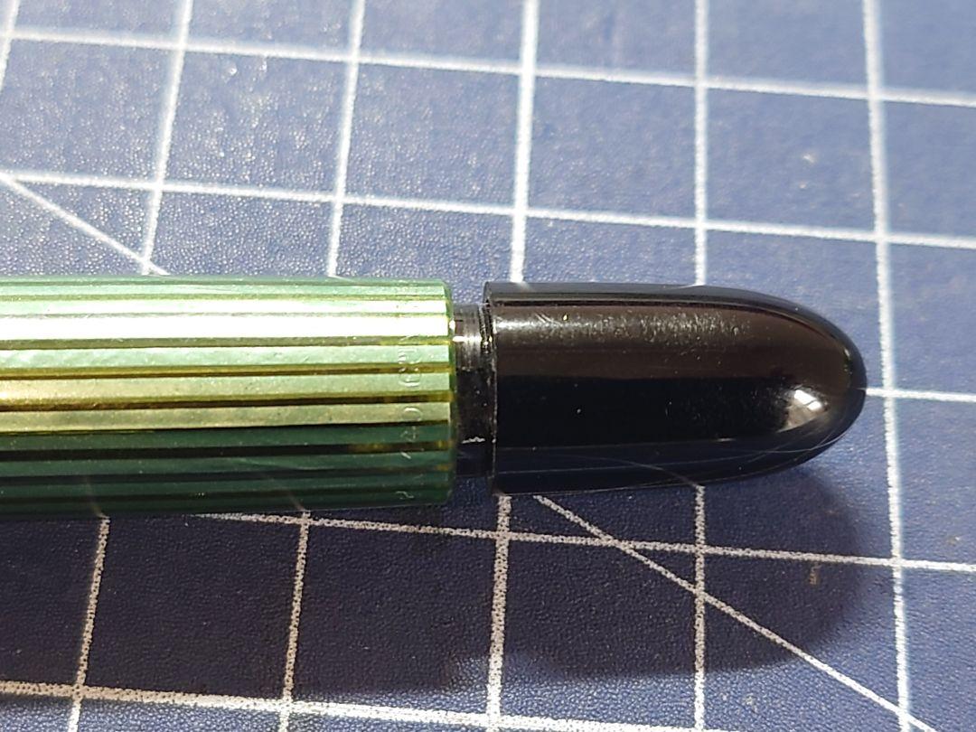 レビュー高評価のおせち贈り物 ペリカン #140 緑縞 14C-EF 万年筆 1955年製造 中古 筆記具