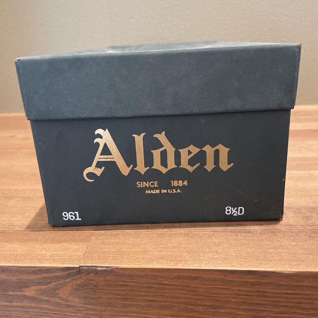 オールデン/Alden/961/26.5cm/Uチップ/ブラック