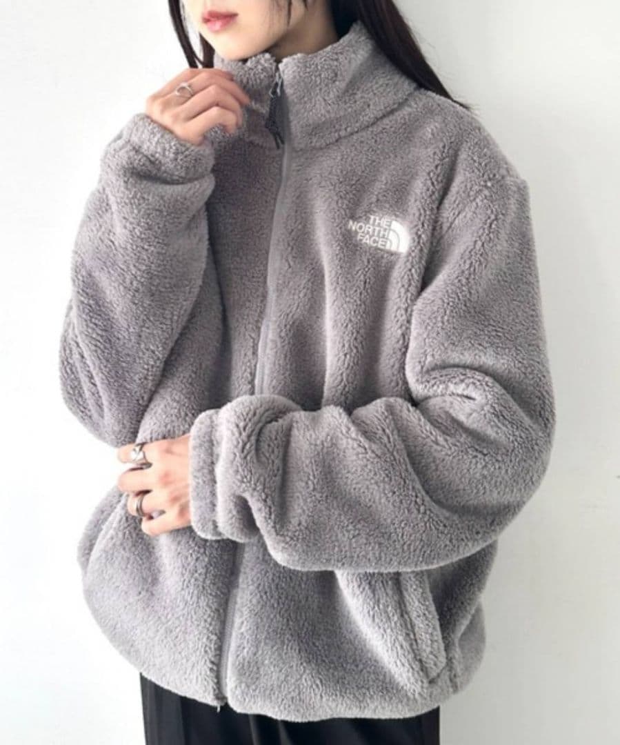 コンフィアルファ FLEECE ZIP UP ノースフェイス M グレー☆ コンフィアルファ FLEECE ZIP UP ノースフェイス M グレー☆
