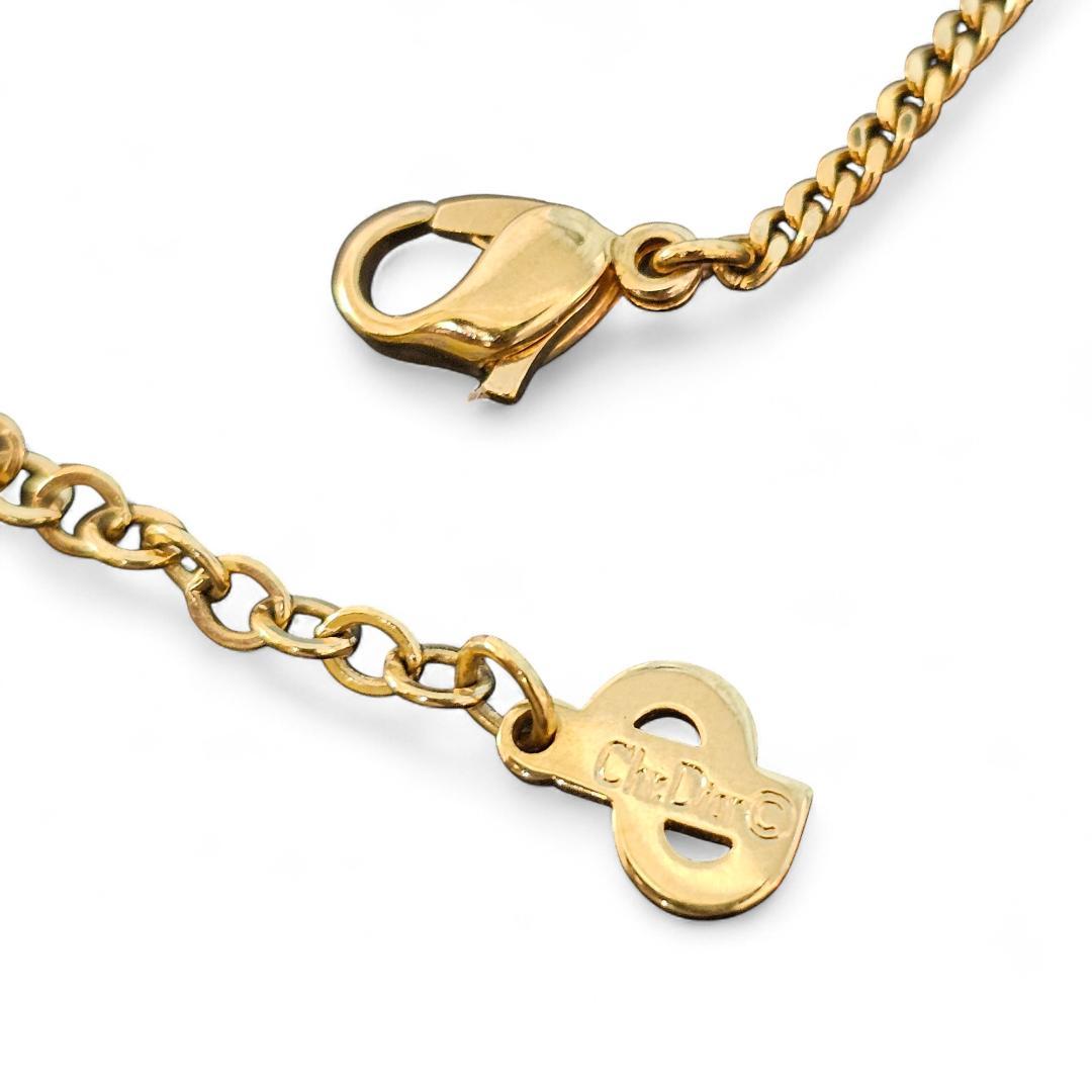 希少 Dior カラーストーン ガラス ゴールド チョーカー ネックレス Yahoo!オークション -「dior チョーカー」(ネックレス（トップ