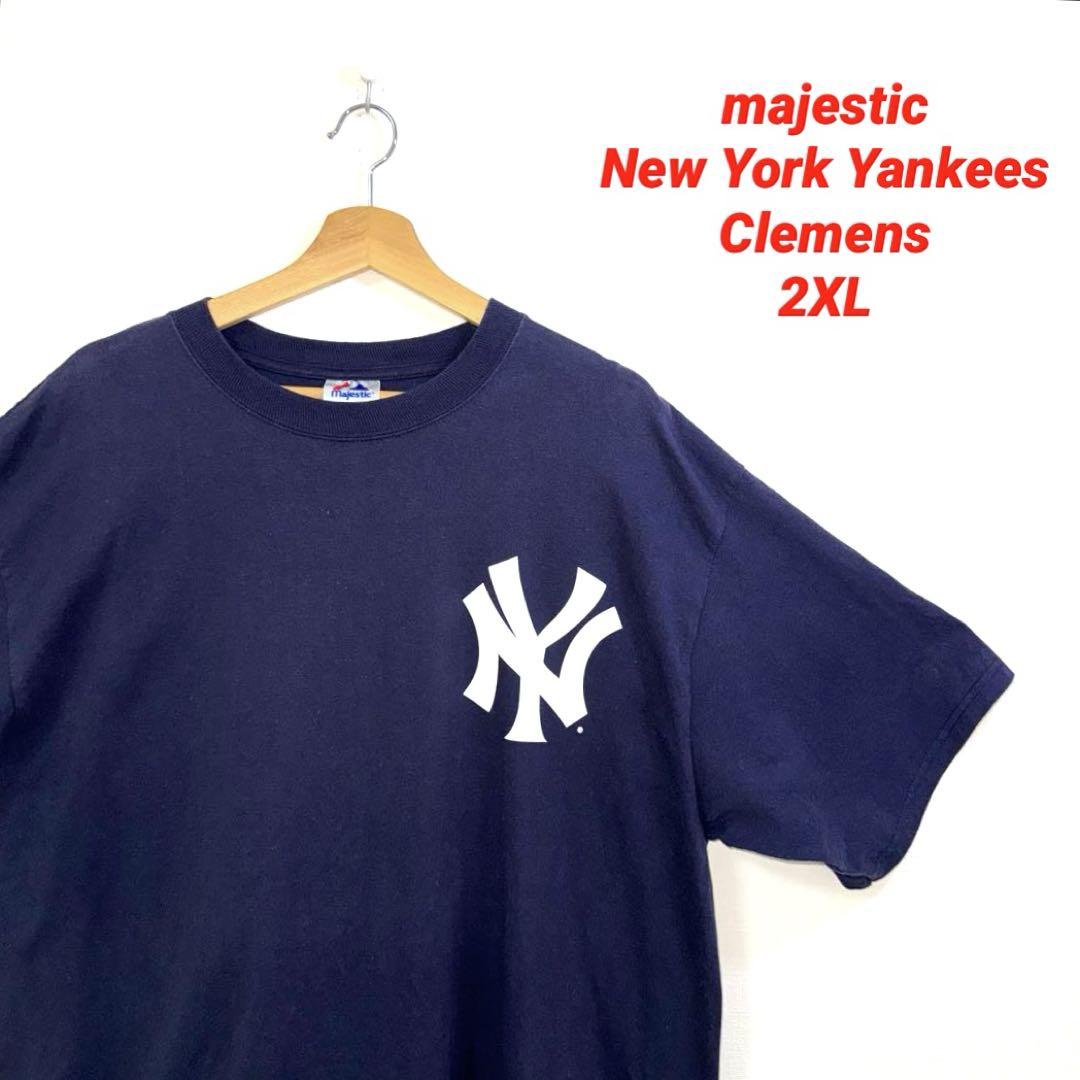 マジェスティック製　ニューヨークヤンキース　クレメンス　2XL