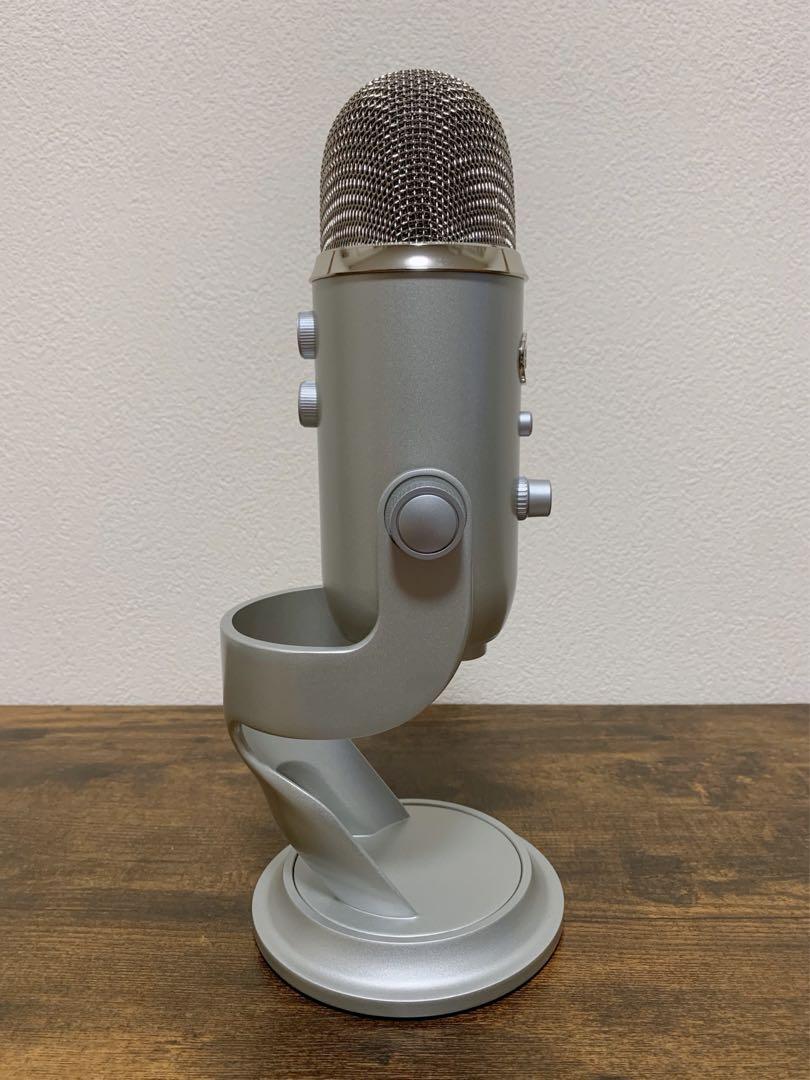 Blue Yeti マイク シルバー マイクスポンジ 変換アダプター 新品未使用