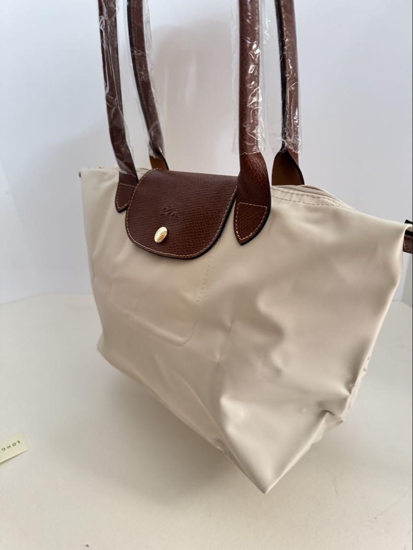 LONGCHAMP クリーム色 トートバッグ Mサイズ