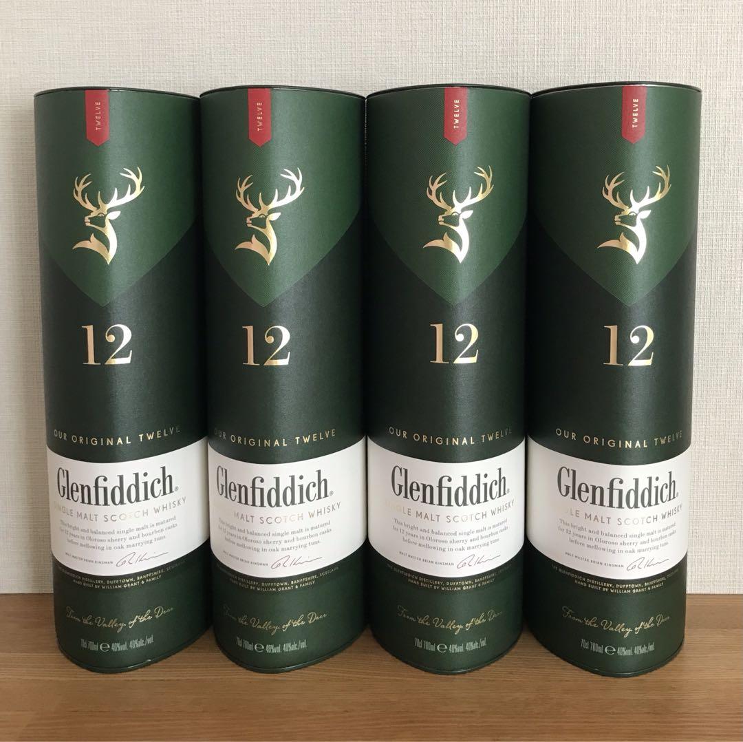 新品/未開栓4本セット【グレンフィディック 12年スペシャルリザーブ700ml】