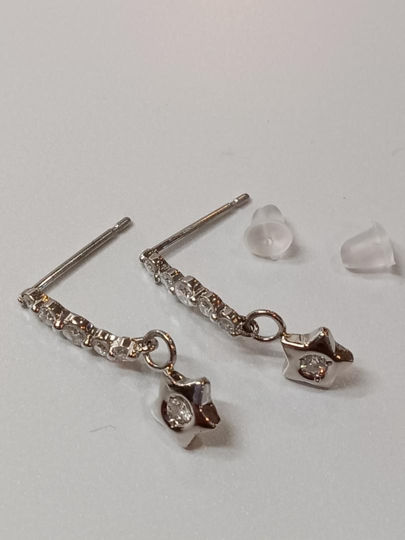 ☆pt900★天然ダイヤ0.36ct☆ピアス★61