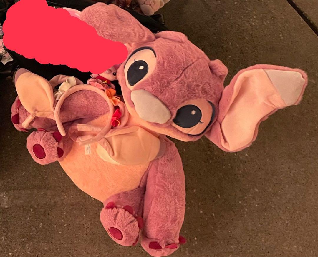 ディズニー　エンジェル　ぬいぐるみ　カチューシャ