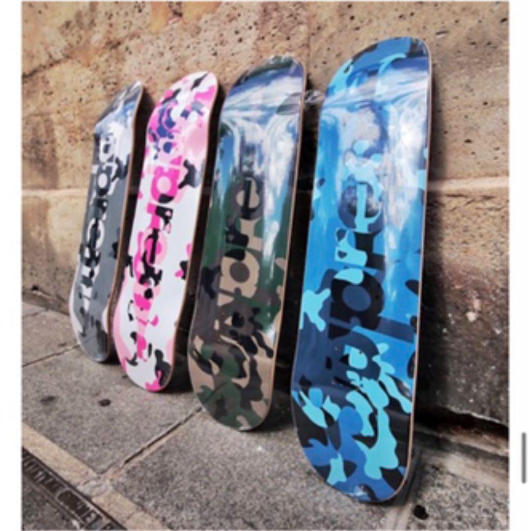 小物 Camo Logo Skateboard