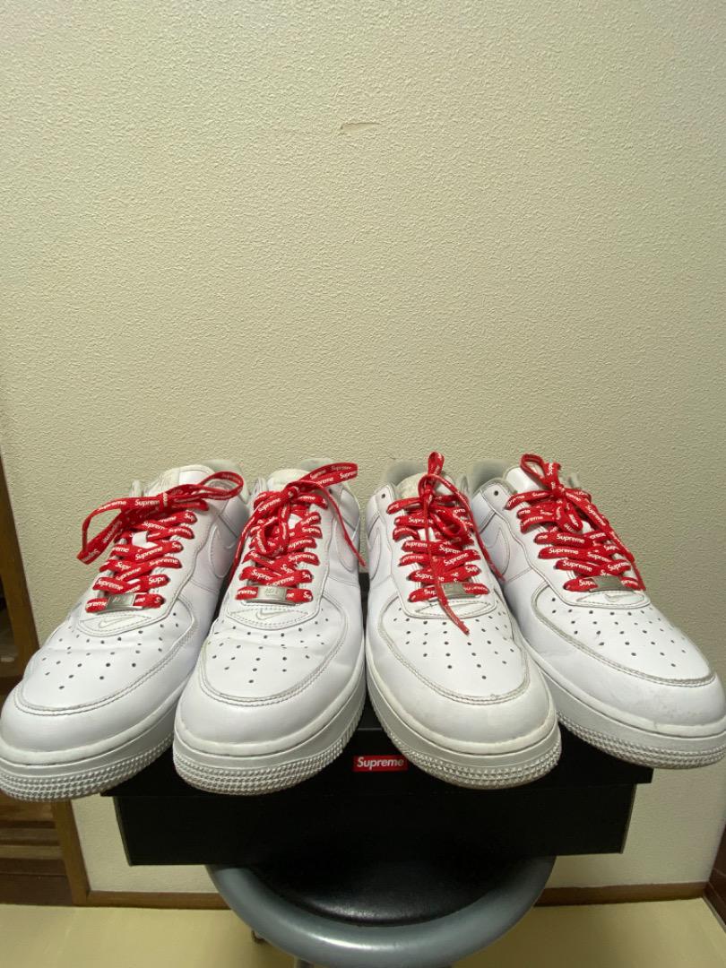 2足 Nike Air Force 1 Supreme