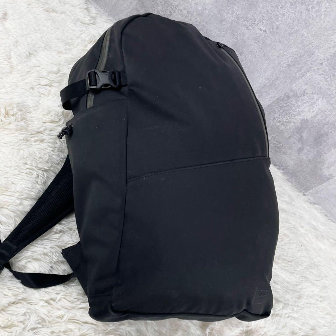 A4可 美品 PORTER フューチャー キャンバス バックパック 黒 ファスナ