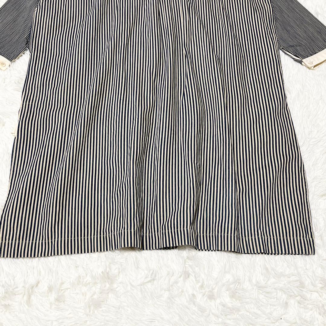 45R モンプチ ヒッコリー ドレス ワンピース ストライプ サイズ0