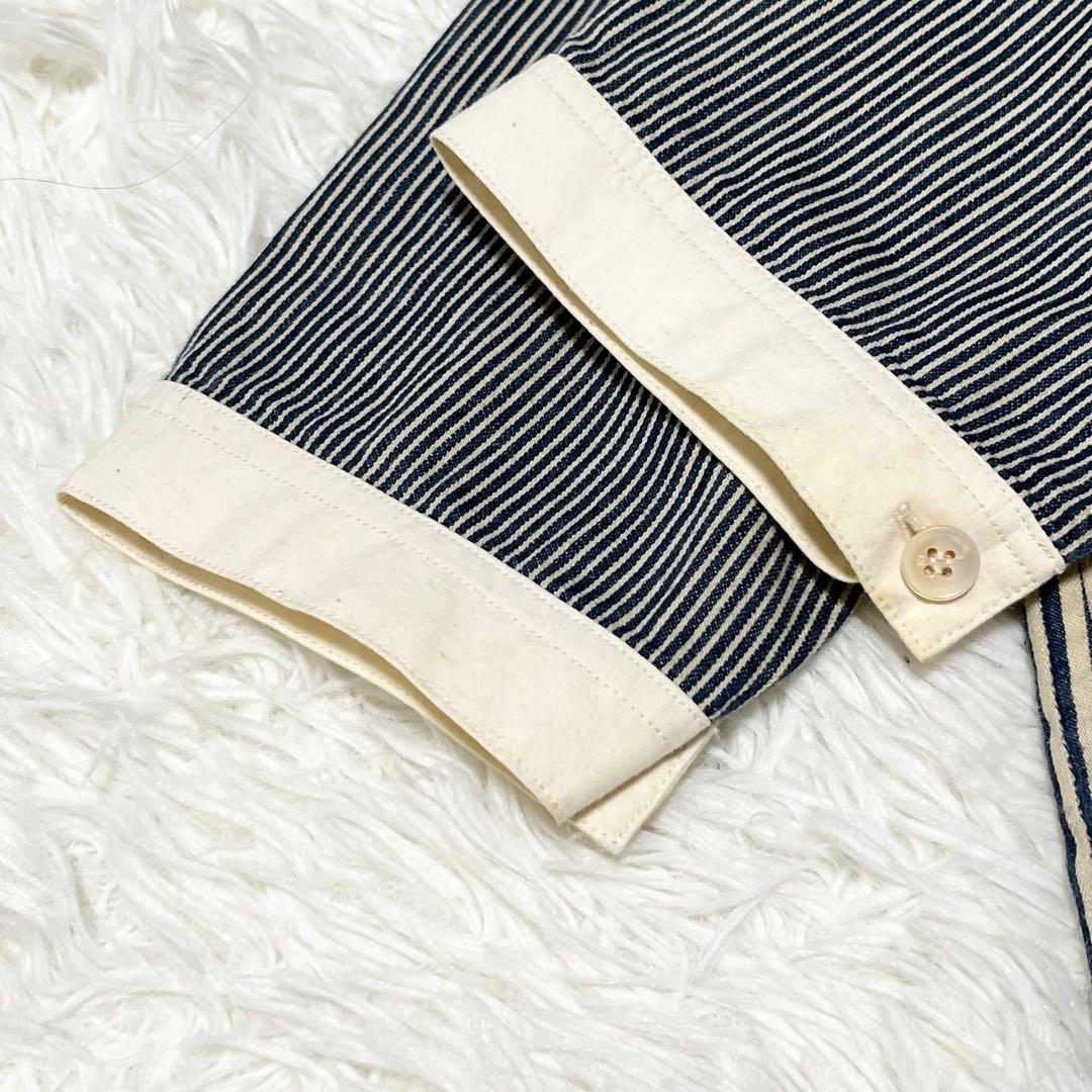 45R モンプチ ヒッコリー ドレス ワンピース ストライプ サイズ0