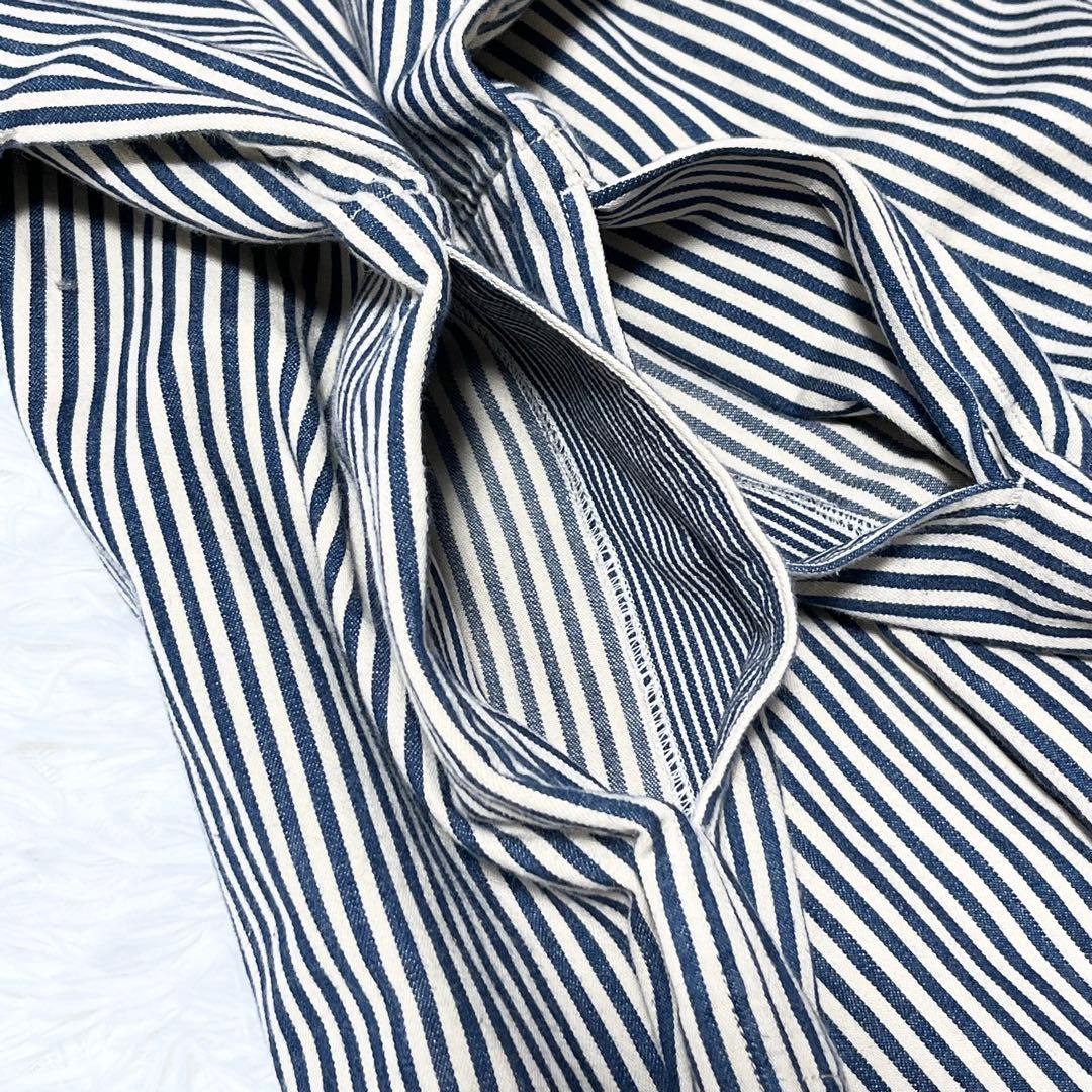 45R モンプチ ヒッコリー ドレス ワンピース ストライプ サイズ0