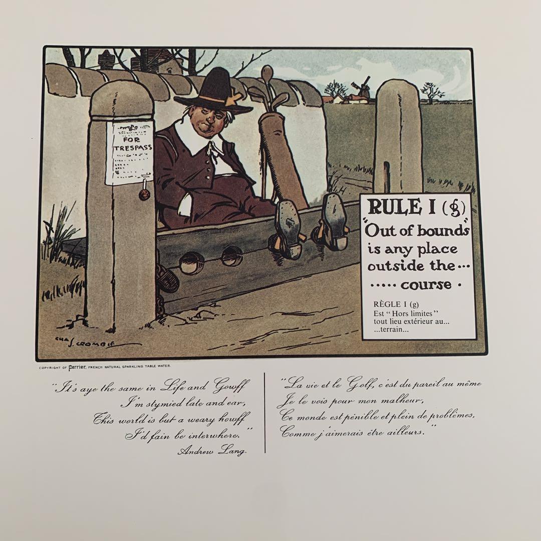 洋書 SOME OF THE RULES OF GOLF
