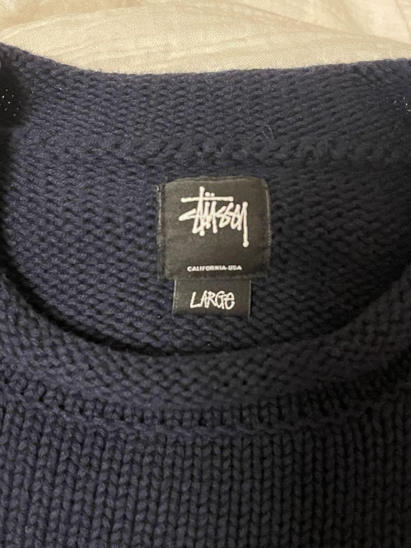 Stüssy コットンセーター ネイビー