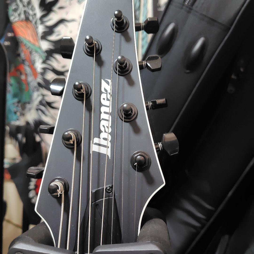 エレキギター ブラック 24フレット ハムバッカー Ibanez8弦 エレキギター ブラック 24フレット - メルカリ