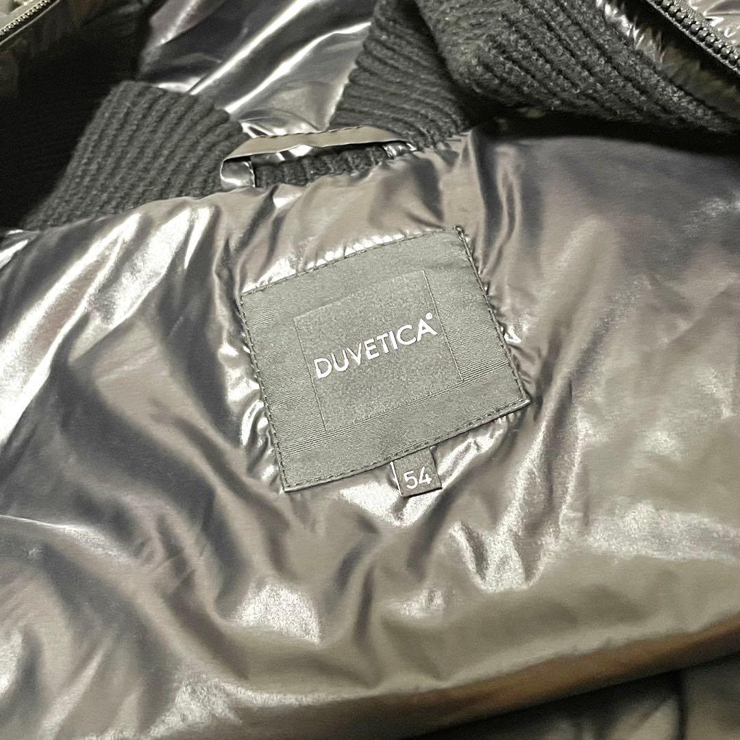 DUVETICA ライトダウン 切り替 ブラック ニット 【美品】 XLL DUVETICA ライトダウン 切り替 ブラック ニット 【美品】 XLL