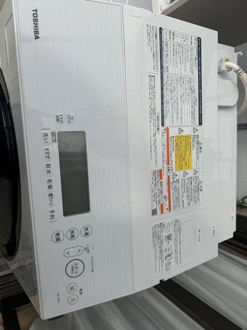 送料込み TOSHIBAドラム式乾燥洗濯機 TW-117A7L