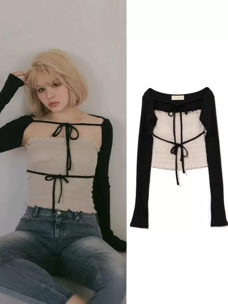 Andmary Mei shirring tops