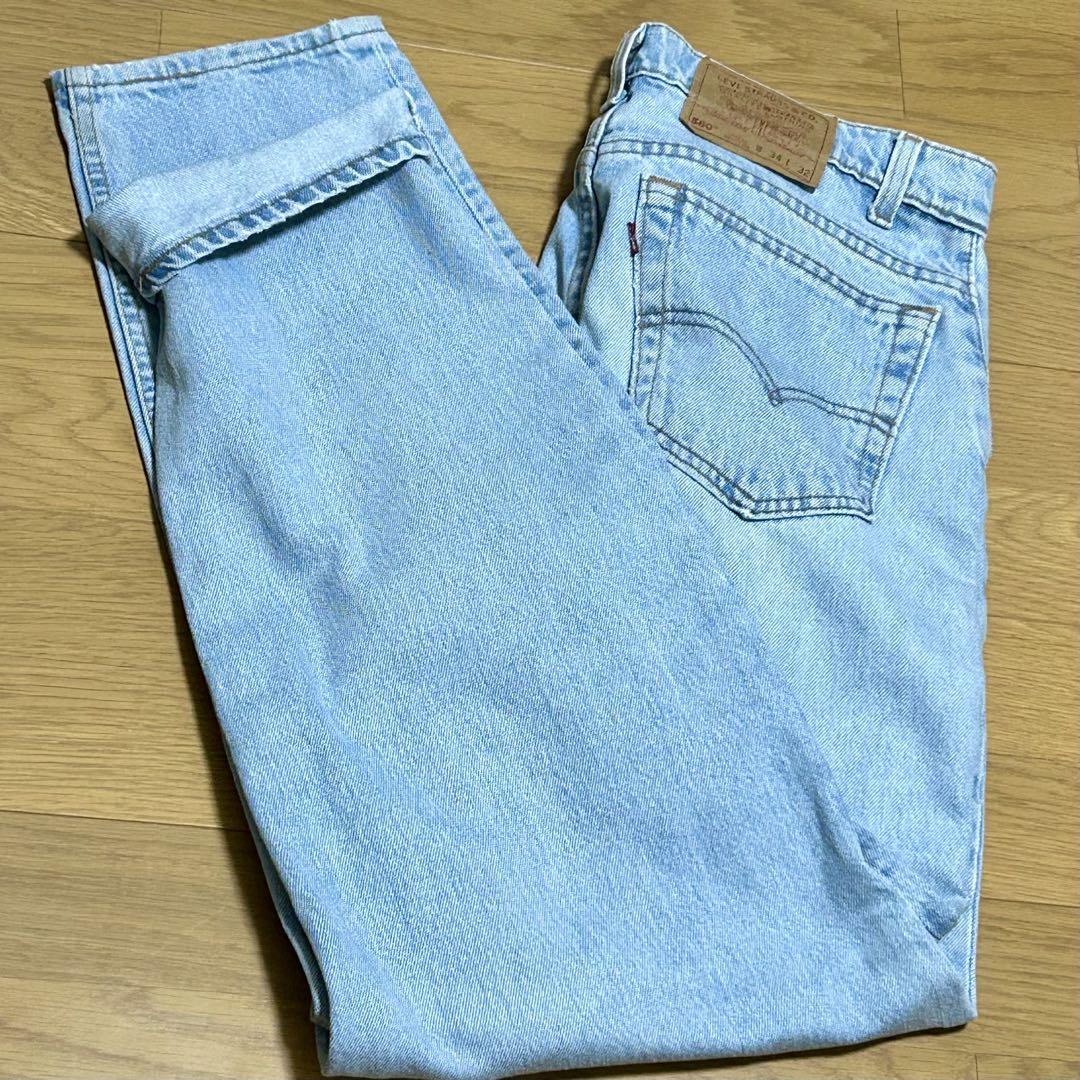 90s USA製 Levi's 560 W34 L32 97年製 アイスブルー