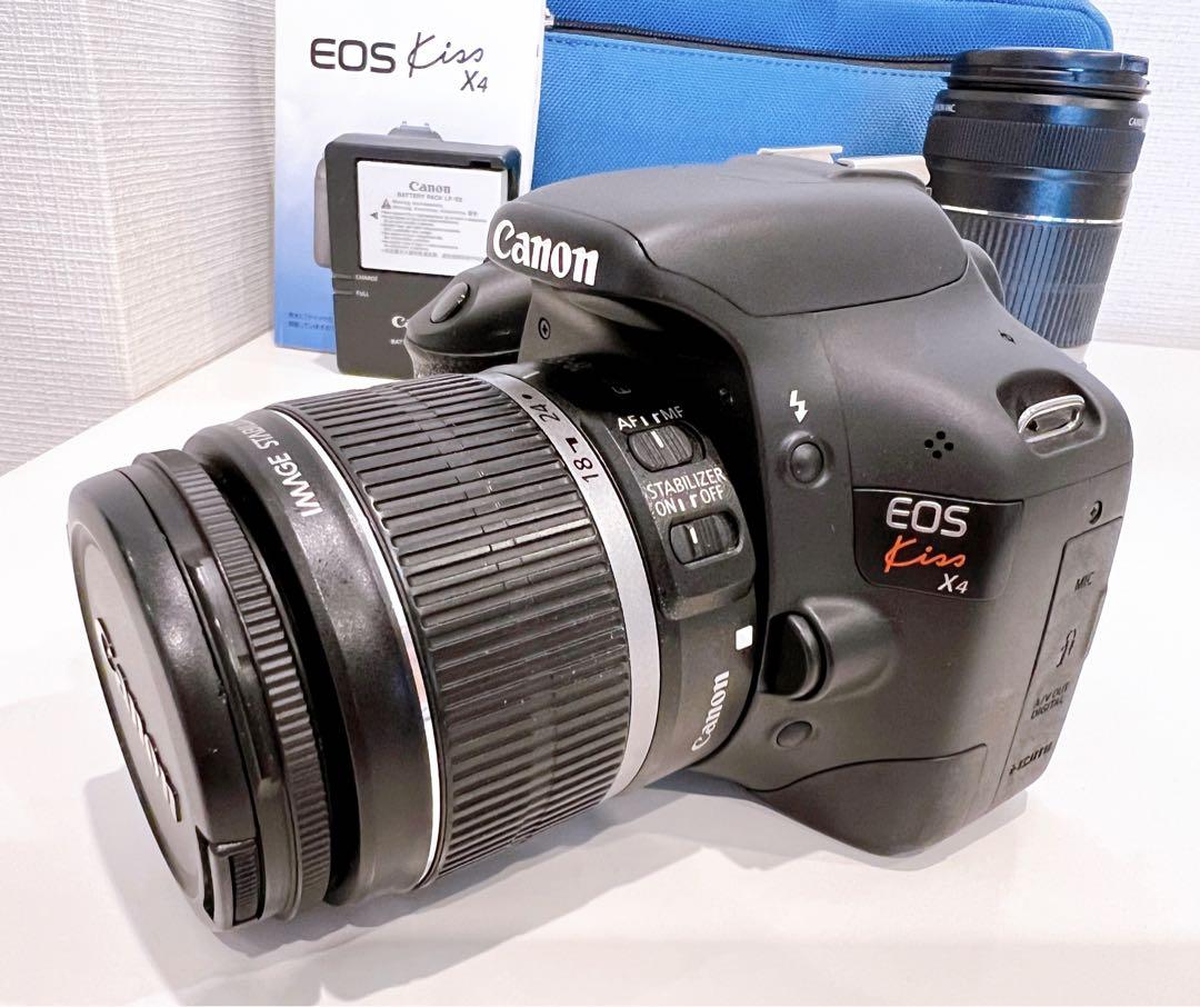 正規販売店】 Canon EOS Kiss X4 ダブルズームキット デジタルカメラ