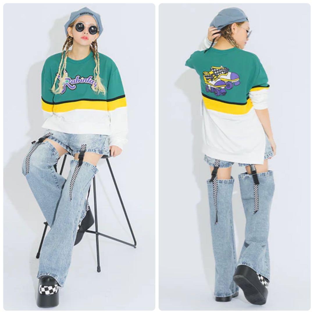 希少 Rabintage うさたにパイセン デニムパンツ 平成ギャル Y2K