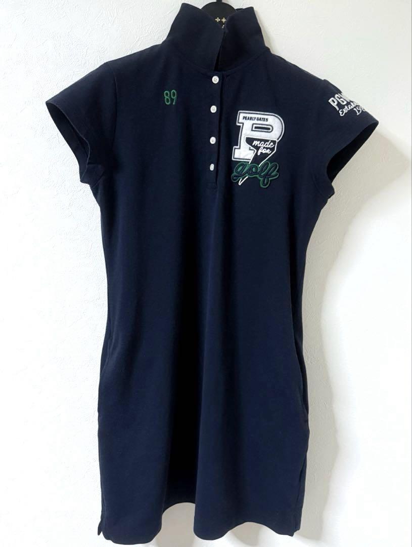 【TSI正規品】パーリーゲイツ サイズ0 半袖ポロワンピース
