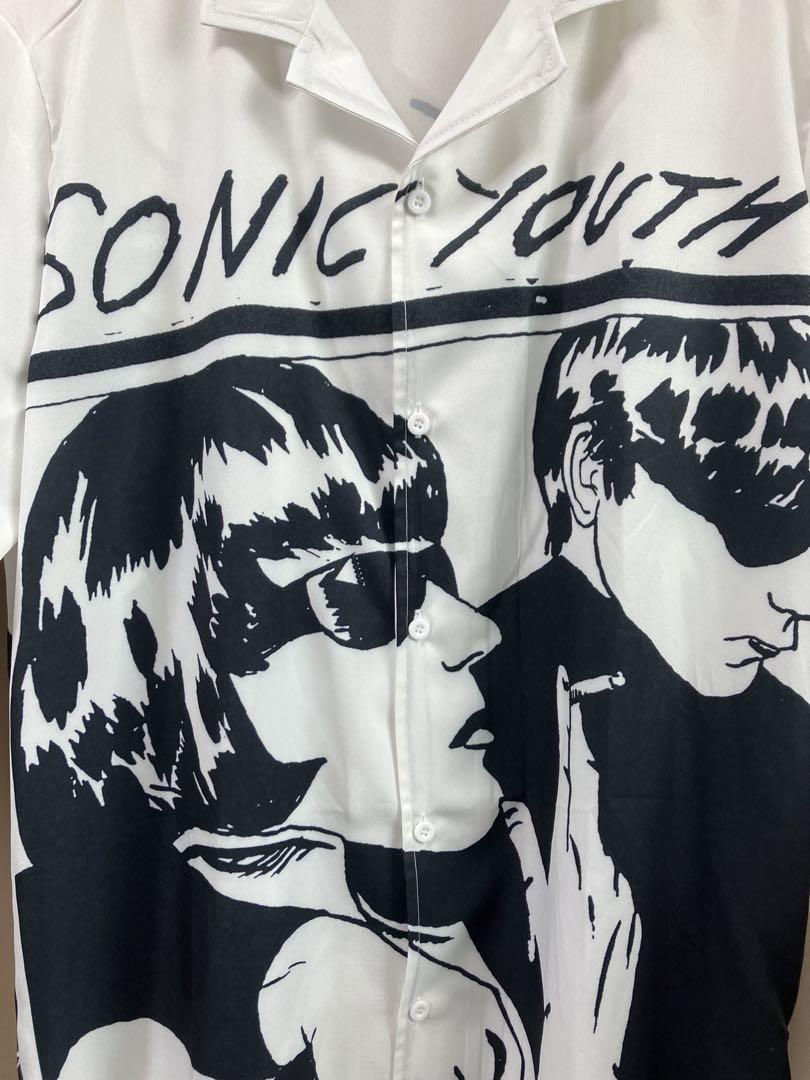 sonic youth/gooソニックユース/ポリシャツ新品未使用/サイズL