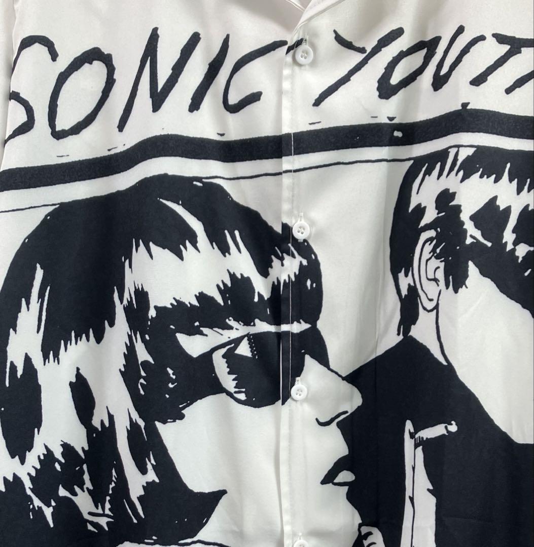 sonic youth/gooソニックユース/ポリシャツ新品未使用/サイズL