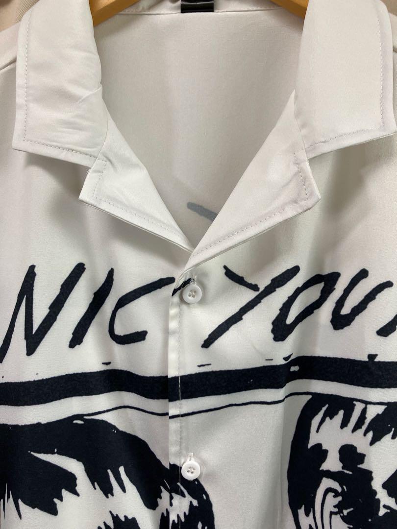 sonic youth/gooソニックユース/ポリシャツ新品未使用/サイズL