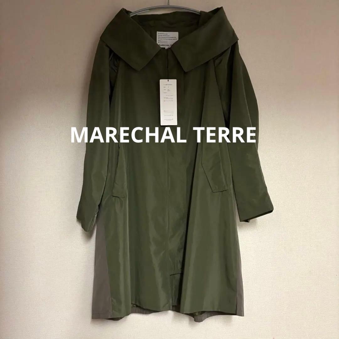マルシャルテル カーキ フード コート MARECHAL TERRE 切替M MARECHAL TERRE