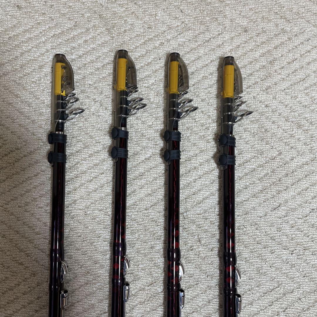 美品シマノ サーフリーダー 405 CX-T 7点Kガイド 4本セット