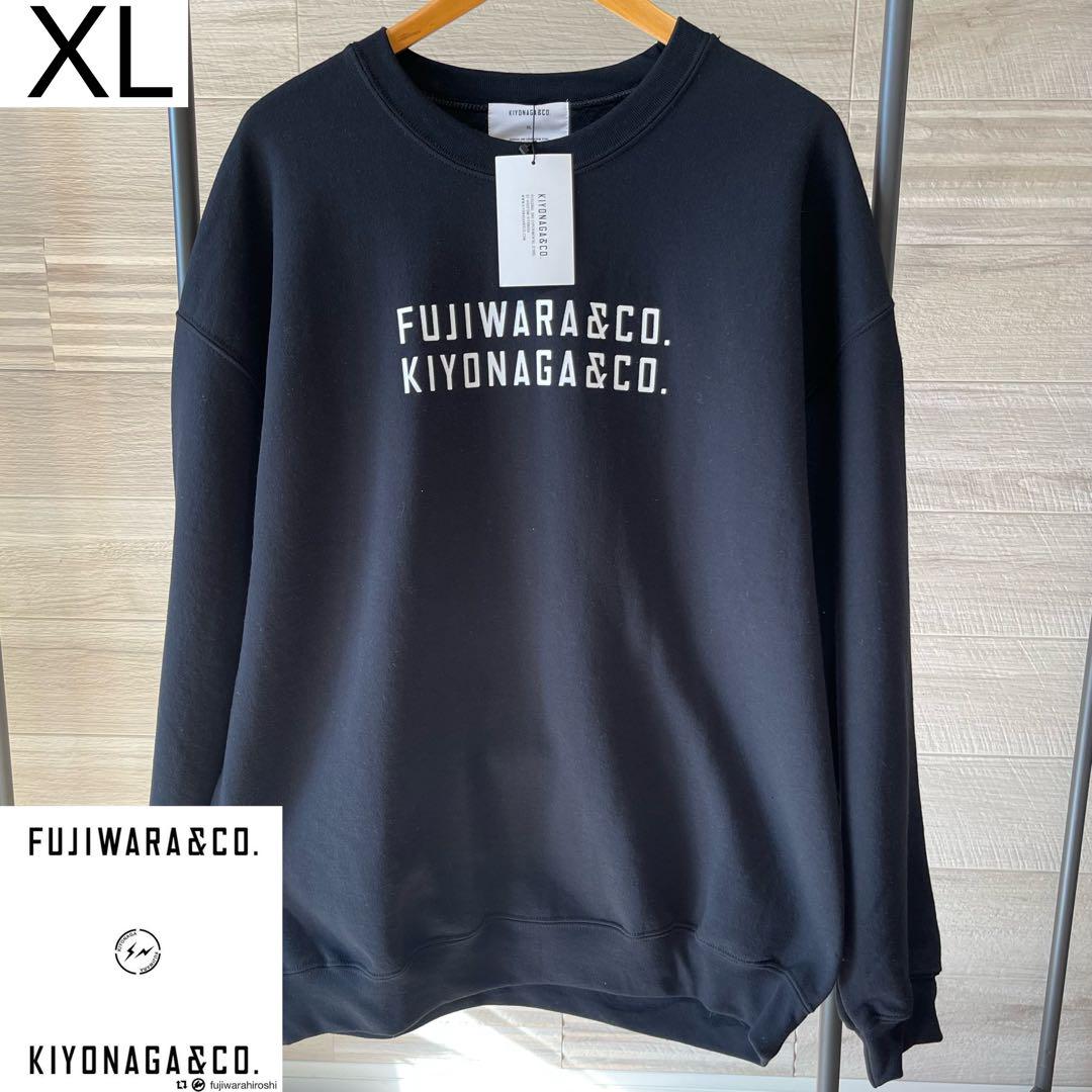 KIYONAGA&CO.×FUJIWARA&CO. スエット　size XL