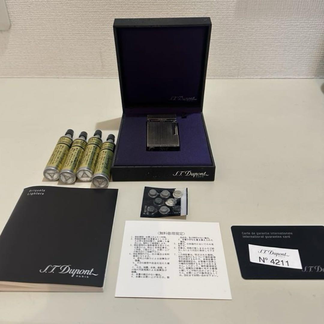 ライン2 デュポン本体＋純正ガス4本＋フリントセット