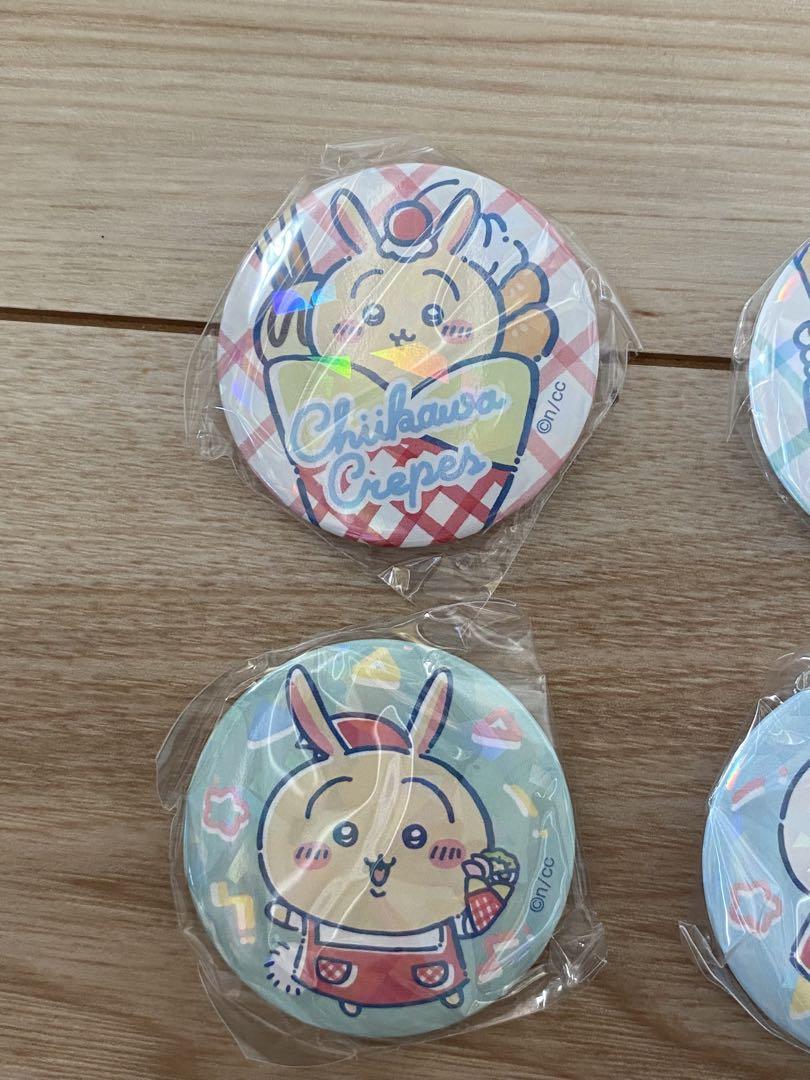 ちいかわ　クレープ　缶バッジ　コンプリート　原宿
