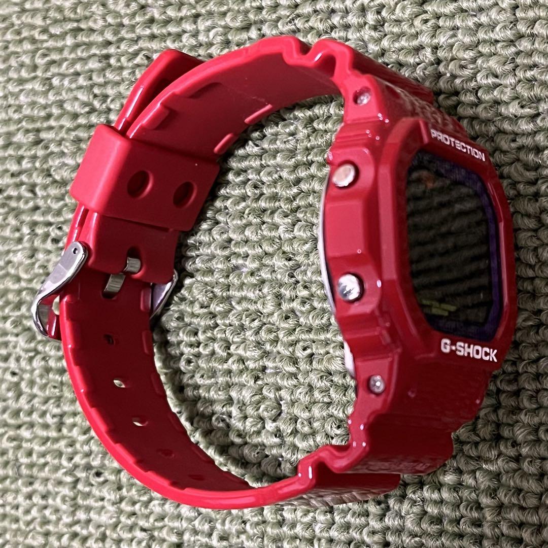 カシオ CASIO G-SHOCK GWX-5600C 電波ソーラー 赤 レッド